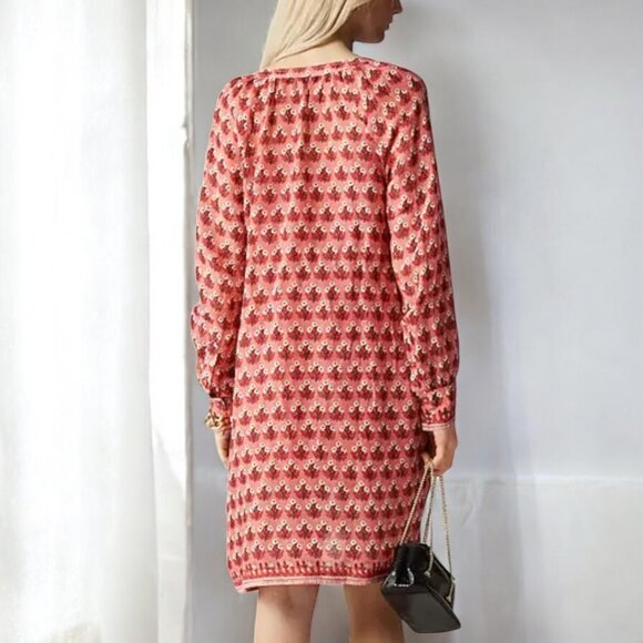 J. Crew Cabana mini dress in block-print ramie Size XXS - Picture 3 of 12